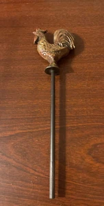 vintage copper Rooster Garden Hose Guide - Picture 1 of 3