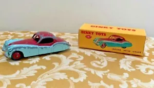 Dinky Toys No. Cupé 157 Jaguar XK120 ¡Buen estado en caja! - Imagen 1 de 12