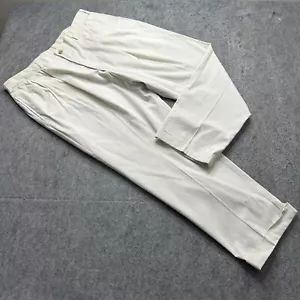 Bill's Khakis Pants Men 40* x 30 Beige Pleated Cuffed Classic M2P Chinos - Picture 1 of 18
