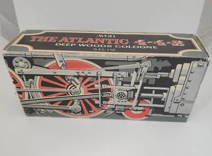 Avon The Atlantic \Train Deep Woods Köln Flasche mit Box Vintage - Bild 1 von 1