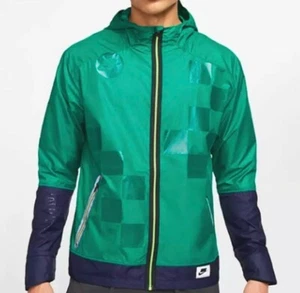 $175 NEW NIKE FLASH 3M REFLECTIVE SHIELD RUNNING JACKET GREEN XL BV5615-340 - Picture 1 of 12