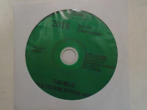 2016 Ford Tauro Police Interceptor Servicio Tienda Reparación Manual On CD OEM - Imagen 1 de 2