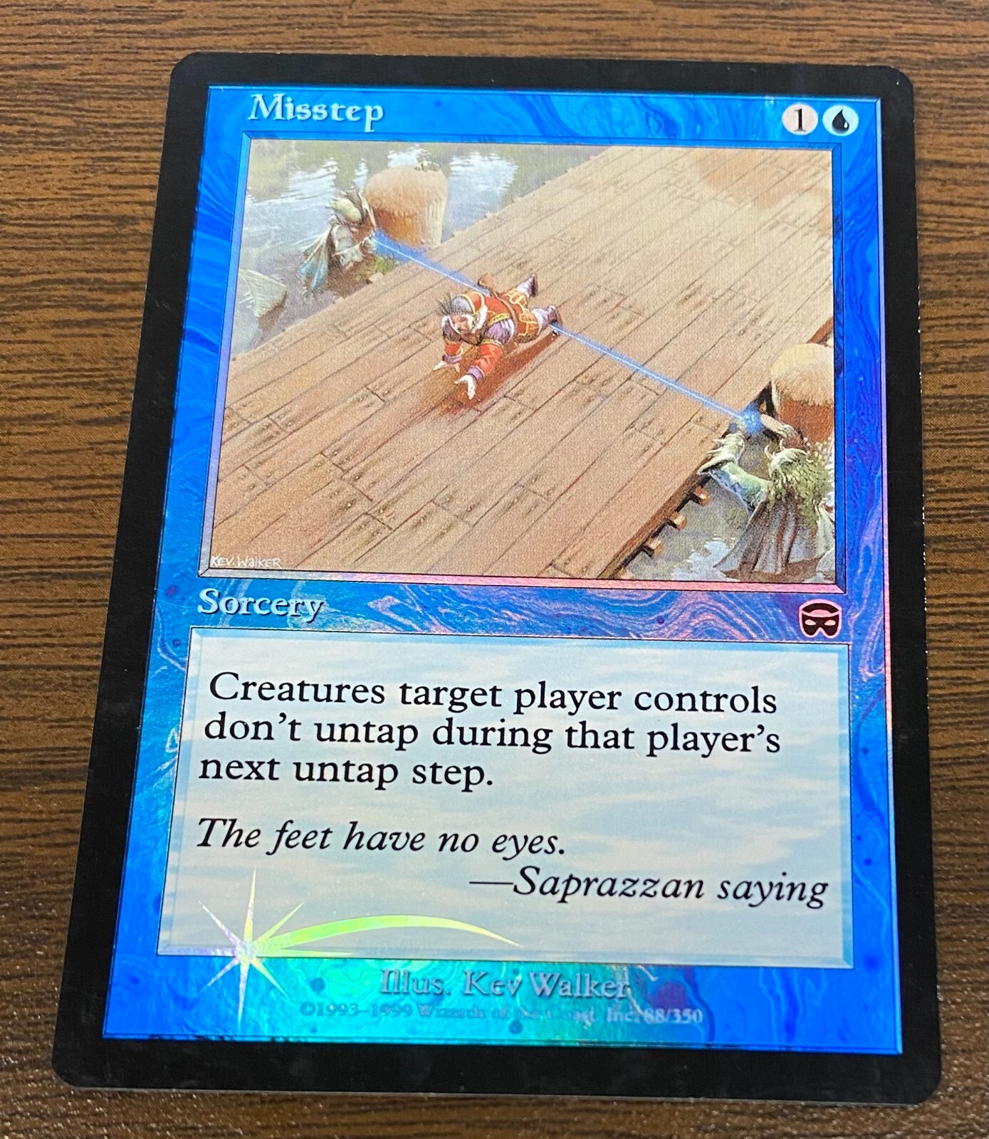 MTG Mercadian Masques - 1x Foil Misstep - LP