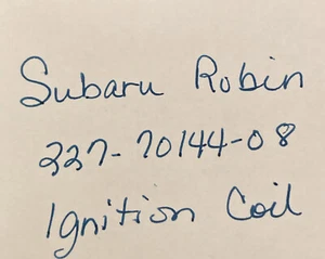 NEW REPLACES SUBARU ROBIN 227-70144-08 IGNITION COIL - Picture 1 of 7