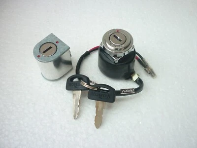 Set Honda CB125S SL125 CL125 S CB100 CL100 SL100 Ignition Switch + Steering Lock - Image 1 of 4