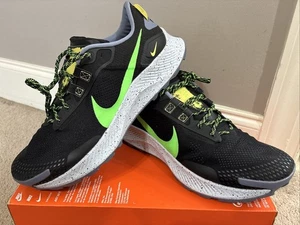 Nike Pegasus Trail 3 Para hombres Zapatos para Correr Talla 14 Negro/Verde Strike DA8697-004 - Imagen 1 de 10