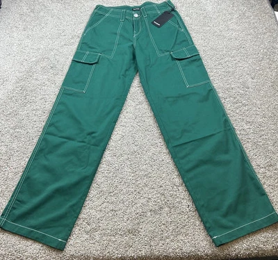 Calça cargo True Religion feminina militar SN tamanho 27 verde aventurina - Imagem 1 de 4