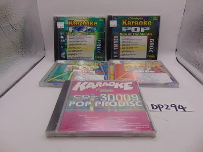 Nuevo CD de Karaoke CDG Chartbuster Sellado Lote de 5 Éxitos Pop del Mes 2005 - 2009 Foto 1 de 4
