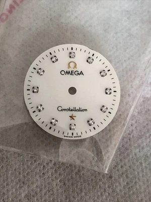 [Good] Vintage Omega Constellation Lady Pearl Diamonds Dial for Parts Overseas - Image 1 of 4