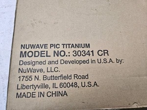 NUWAVE PIC TITANIUM 30341 CR NEU IM KARTON - Bild 1 von 5
