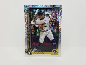 2025 Topps #US170 Caleb Durbin, Milwaukee Brewers (RC) - Holo Foil Parallel - Foto 1 di 2