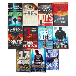 x11 James Patterson Books Bundle Paperbacks Crime & Thriller, Murder Job Lot - Bild 1 von 17