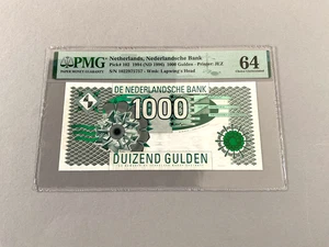 Netherlands 1,000 Gulden P-102 1994 (ND 1996)  PMG 64 - Picture 1 of 4