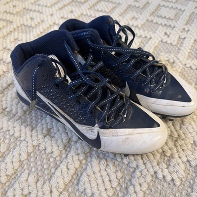 Botines Nike Us Talla 7 Fútbol Alpha Pro Niños Jóvenes Azul Blanco Fly Wire Foto 1 de 4