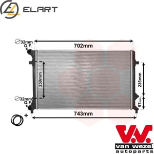REFRIGERACIÓN MOTOR RADIADOR 58002205 PARA VW GOLF/PLUS/VI TOURAN CADDY/III/MPV/Caja - Imagen 1 de 6