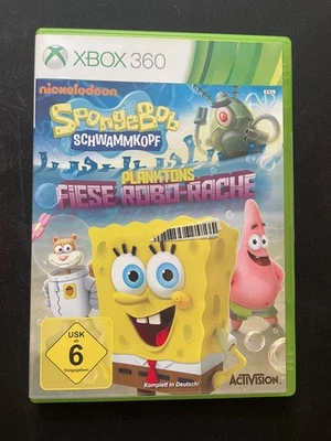Spongebob Schwammkopf: Planktons fiese Robo-Rache Xbox 360 OVP - Videospiel TOP - Bild 1 von 3
