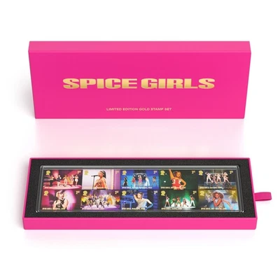 Spice Girls Stamps- Gold Stamps Set from Royal Mail - Image 1 of 2