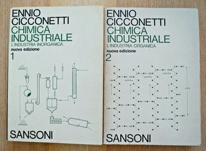 CHIMICA INDUSTRIALE 2 Volumi Ennio Ciconnetti 1973 - Foto 1 di 3