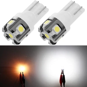 194 LED Light Bulb 6000K White Super Bright 168 175 2825 W5W T10 Wedge 6-SMD 303 - Picture 1 of 12