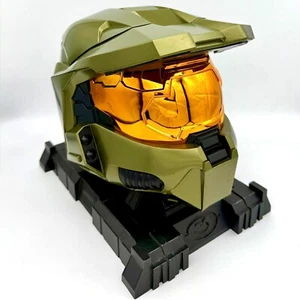 Halo 3 Legendary Edition Collectible Master Chief Helmet w/Stand No Game - Picture 1 of 17