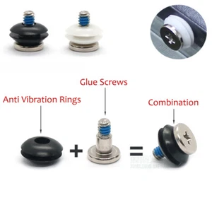 Mechanical PC HDD Hard Disk Drive Shock-Absorbing Screws + Anti Vibration Rings - Afbeelding 1 van 10