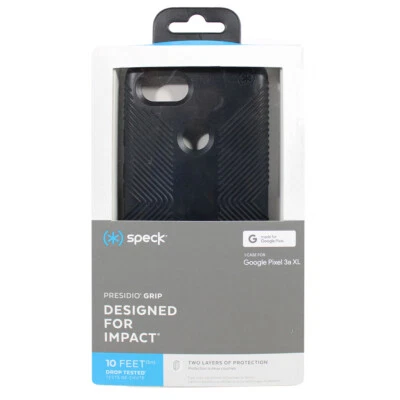 Speck Presidio Grip Series Slim Rugged Case For Google Pixel 3a XL - Black - Image 1 of 2