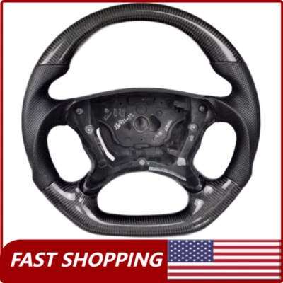 For Mercedes-Benz R230 W219 GLS W211 CLK G55 E55 Carbon Fiber Steering Wheel New - Изображение 1 из 4