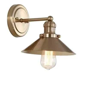 JONATHAN Y JYL7429A August 7.8" 1-Light Metal Shade Farmhouse Sconce 1 Light - Picture 1 of 4