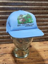 Vintage Big Stone Gap Virginia Mail Pouch Barn VA Snapback Trucker Hat Foam Mesh