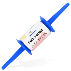 Simxkai Kite String Spool Easy-to-Grip Kite Line Handle Kids & Adults (Blue) - Picture 1 of 7