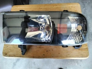 1994-2002 Dodge Ram 1500 -2500-3500 HEADLIGHT LAMP BLACK LEFT SIDE LH  - Picture 1 of 7