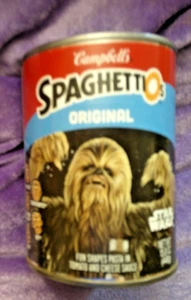 Campbell's Spaghettios Star Wars Chewbacca Shaped Collectible Can SEALED - Picture 1 of 1