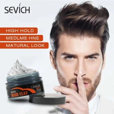 Shine Hair Styling Clay 100g High Hold Matte Finish Hair Styling Wax Long Men - Image 1 of 4