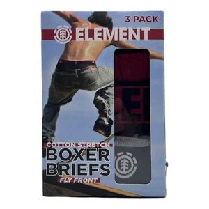 Boxer uomo Element cotone elasticizzato con davanti a mosca - Foto 1 di 5
