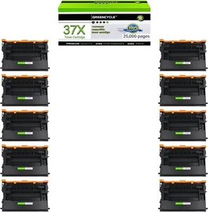 10PK 37X CF237X Toner Cartridge for HP LaserJet M608 M608n M609dn M608x M608dh - Afbeelding 1 van 9