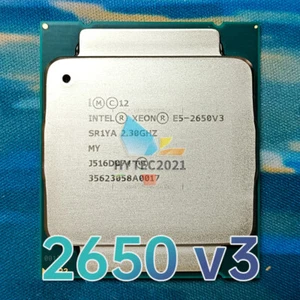 Intel Xeon E5-2650 v3 SR1YA 2.3GHz 10Cores 105W LGA2011-3 CPU Processor - Picture 1 of 2