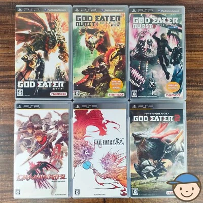 PSP God Eater Burst Append 2 Final Fantasy 0 Lord of Apocalypse Japanese Games - Image 1 of 4