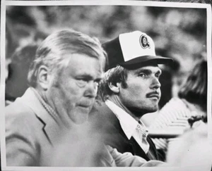 1970S TED TURNER ATLANTA BRAVES MLB BASEBALL OWNER CNN AMERICAN BUSINESS PHOTO  - Picture 1 of 7