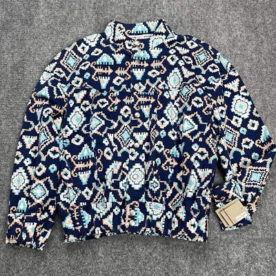 Chaqueta Levis Mujer Mediana Iconos Estampado Suroeste Frente a Presión Bombardero NUEVA CON Etiquetas Foto 1 de 4