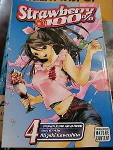 Strawberry 100% Volume 4 Manga First Printing Mizuki Kawashita (Viz April 2008) - Picture 1 of 3