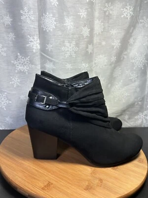 Andrew Geller Women's Glorify Black Suede Ankle Boots US Size 11M - Image 1 of 4