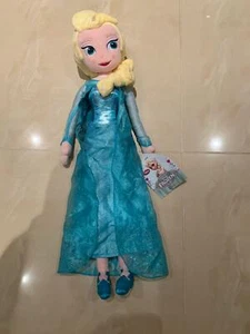 Oficial Disney Store Frozen Princesa Elsa Juguete Suave Muñeca Peluche NUEVO - Imagen 1 de 2