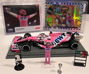 Sergio Perez BWT Racing Point Sakhir 2020 1st Career GP Win 1:43 Figure - Picture 1 of 6