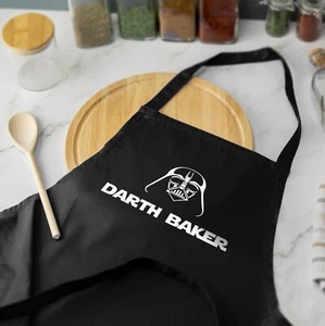 Darth Baker Printed Apron Funny Cooking Baking Home Chef - Picture 1 of 11