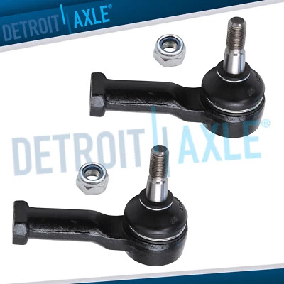 New (2) Front Outer Tie Rod End Links for Ford Probe Mazda 626 and MX-6 - Image 1 of 4