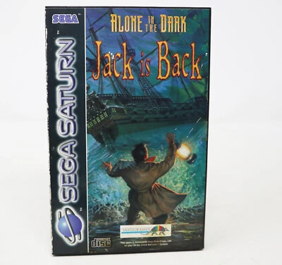 VINTAGE 1994 SEGA SATURN ALONE IN THE DARK JACK IS BACK GAME PAL FRENCH SECAM - Image 1 of 4