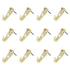 25 Sets Photo Frame Hook Copper Closet Hooks for Wall Clothes Hanger Picture