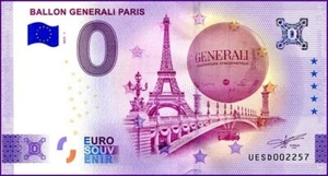 UESD / BALLON GENERALI PARIS / BILLET 0 € / NULL EURO-SCHEIN / 2025-1 - Picture 1 of 1