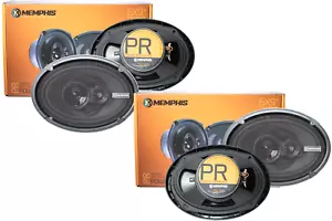 4x Memphis PRX6903 6x9" 3-Way Coaxial 60W RMS Car Audio Speakers - Picture 1 of 4