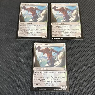 Breaker Of Armies Magic The Gathering Mtg Battle for Zendikar Card 3 - Image 1 of 4